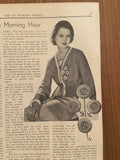 New Zealand Woman’s Weekly  March 29 1934 with a sewing pattern, unused, factory folded, frocks bust 33 inches