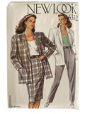 New Look 6332 vintage 1980s skirt, jacket and pants sewing pattern Bust 34 to 44 inches