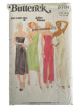 Butterick 5704 vintage 1970s John Kloss sewing gowns pattern. Bust 36 inches