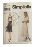 Simplicity 9461 vintage 1990s Jessica McClintock dress pattern Bust 34, 36, 38 inches