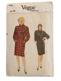 Vogue 8766 vintage 1980s dress sewing pattern. Bust 32.5 inches
