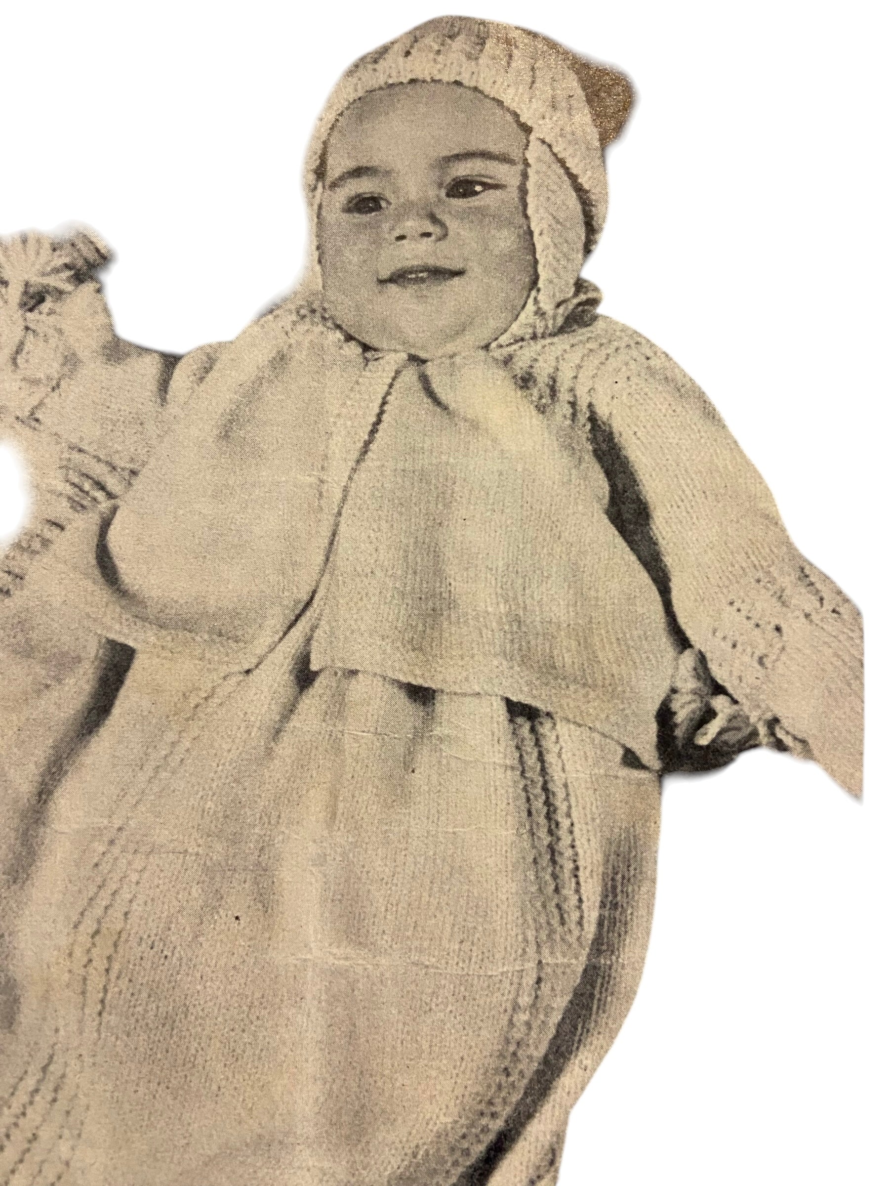 Vintage 1950s or 1960s First Woollies by stitch craft knitting pattern book for babies 6 months and under