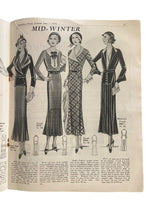 Australian home journal June 1st 1932 with four sewing patterns, unused, factory folded, three frocks bust 36 inches, child’s frock age 4 year