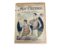 Mon Ouvrage 1 Septembre 1928 vintage French craft magazine with knitting pattern for the sports vest and jumper on the cover