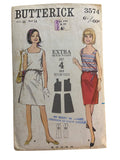 Butterick 3574 1960s dress sewing pattern. Bust 34 inches