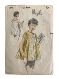 Weigel's 1999 vintage 1960s maternity  overblouse sewing pattern Bust 32 inches