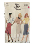 Vogue 7781 vintage 1970s skirt sewing pattern. Waist 71cm