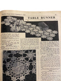 Australian home journal September 2nd 1946 with three sewing patterns, unused, factory folded, two women’s dresses (36 inch bust) and child’s frock age 8 years