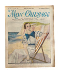 Mon Ouvrage 1 Juillet 1935 includes  knitting pattern for the blouse on the front cover