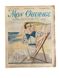 Mon Ouvrage 1 Juillet 1935 includes  knitting pattern for the blouse on the front cover