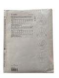 Vogue v1680 tops sewing pattern. Bust 36, 38, 40, 42, 44 inches