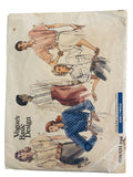 Vogue 2268 Basic Design vintage 1980s blouse pattern Bust 30.5, 31.5, 32.5 inches