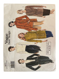 Vogue 1877 vintage 1990s  cardigan, tunic and top sewing pattern Bust 36, 38, 40 inches