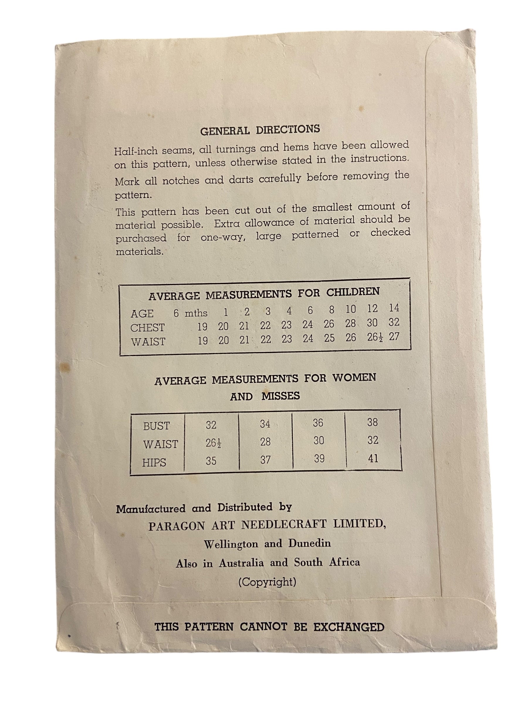 Paragon No. 208 vintage 1940's sewing pattern child’s romper suit and jacket. Size 1, 2 and 3 years.
