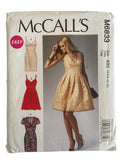 McCall's M6833 dress sewing pattern from the 2000s. Bust 29.5, 30.5, 31.5, 32.5, 34 inches
