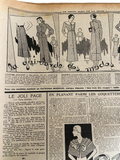 Le Petit Echo de la Mode 1 Octobre 1933 French women’s magazine with many fashion illustrations