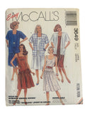 McCall’s 3649 1980s dress and jacket sewing pattern. Bust 40 and 42 inches