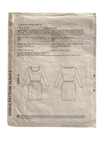 Vogue American Designer v1315 Rebecca Taylor dress sewing pattern. Bust 30.5, 31.5, 32.5, 34, 36 inches