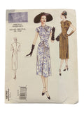 Vogue v2787 reissued vintage 1948 dress sewing pattern Bust 34, 36, 38 inches