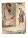 Vogue 2461 Vogue American Designer Calvin Klein 1990s jacket sewing pattern Bust 31.5, 32.5, 34 inches
