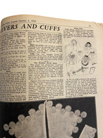 Australian home journal October 2nd 1950 with three sewing pattern, unused, factory folded. Two dresses and night dress. Bust 34 inches.