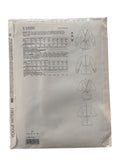 Vogue v1680 tops sewing pattern. Bust 30.5, 31.5, 32.5, 34, 36 inches