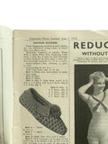 Australian home journal June 1st 1932 with four sewing patterns, unused, factory folded, three frocks bust 36 inches, child’s frock age 4 year