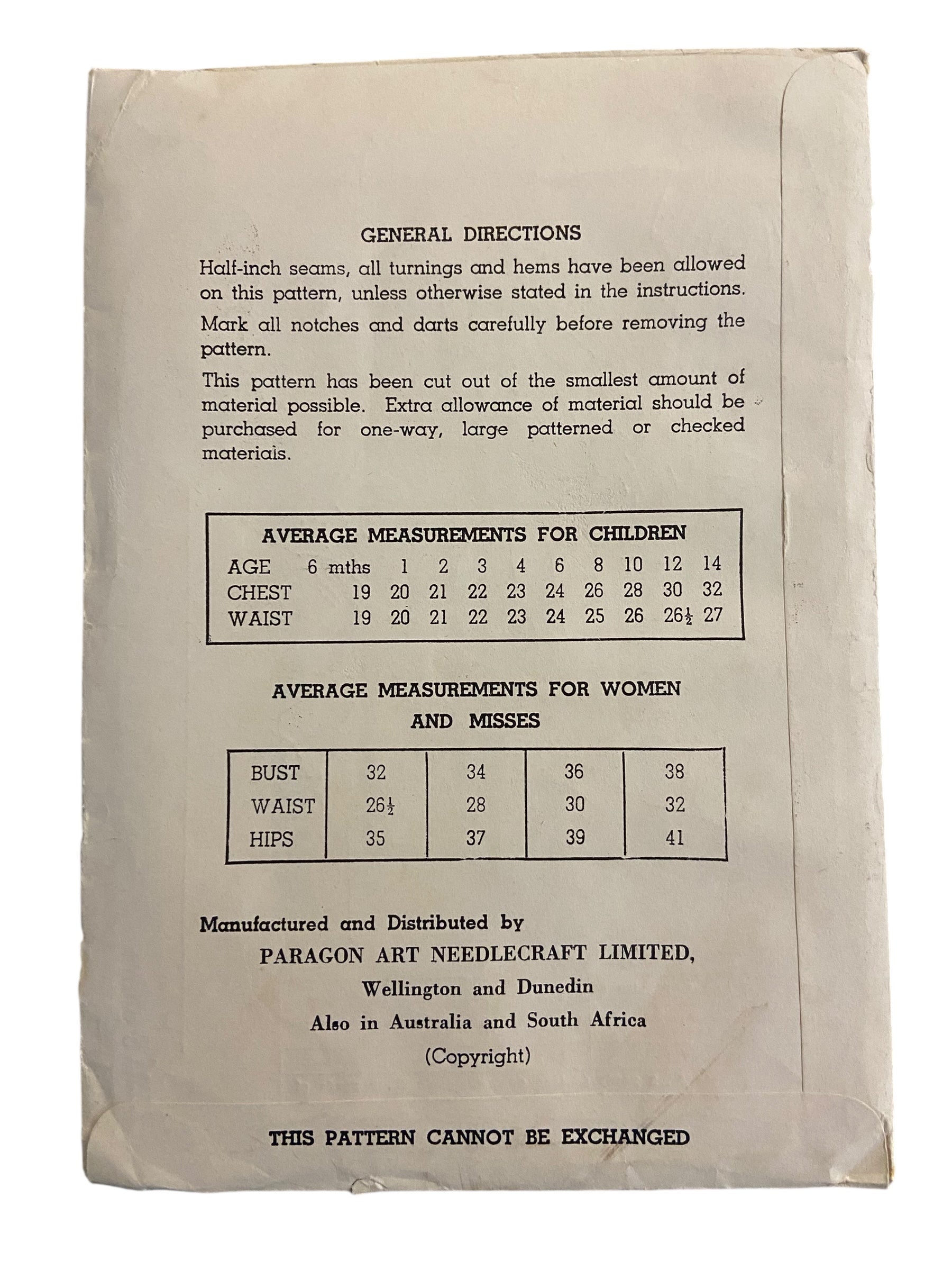 Paragon No. 214 vintage 1940's sewing pattern child’s dress. Size 3 years.