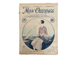 Mon Ouvrage 15 Juillet 1929 includes  knitting pattern for the pullover on the front cover