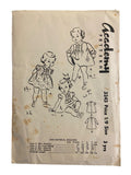 Academy 3243 vintage 1950s infant’s dress sewing pattern 3 years 22 inch chest