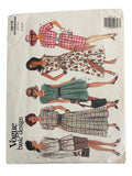 Vogue 2879 vintage 1990s dress sewing pattern. Bust 36, 38, 40 inches