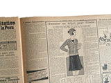 Le Petit Echo de la Mode 18 September 1932 French women’s magazine with many fashion illustrations