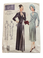 Vogue 2354 reissued vintage 1943 dress sewing pattern Bust 40 inches