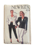 New Look 6254 vintage 1980s skirt, jacket and pants sewing pattern Bust 34 to 44 inches