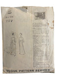 Vogue Couturier Design John Cavanagh vintage 1960s wedding gown sewing pattern Bust 34
