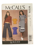 McCall's M7574 Melissa Watson tops, tunic and dress sewing pattern from the 2000s. Bust 30.5, 31.5, 32.5, 34, 36 inches