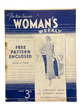 New Zealand Woman’s Weekly June 14 1934 with a sewing pattern, unused, factory folded, ladies frock (an attractive frock for the matronly figure), bust 36 inches