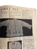 Australian home journal October 2nd 1950 with three sewing pattern, unused, factory folded. Two dresses and night dress. Bust 34 inches.
