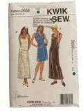 Kwik Sew 2658 skirts and tops sewing pattern. Multisize pattern