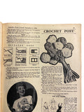 Australian home journal September 2nd 1946 with three sewing patterns, unused, factory folded, two women’s dresses (36 inch bust) and child’s frock age 8 years
