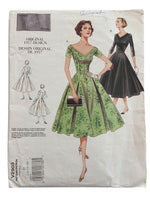 Vogue V2903 reissued vintage 1957 dress sewing pattern Bust 34, 36, 38 inches