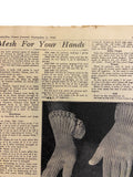 Australian home journal September 2nd 1946 with three sewing patterns, unused, factory folded, two women’s dresses (36 inch bust) and child’s frock age 8 years