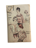 Vogue 5096 vintage 1960s blouse pattern. Bust 36 inches