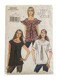Vogue v8495 vintage 2000s top sewing pattern. Bust 30.5, 31.5, 32.5, 34 inches