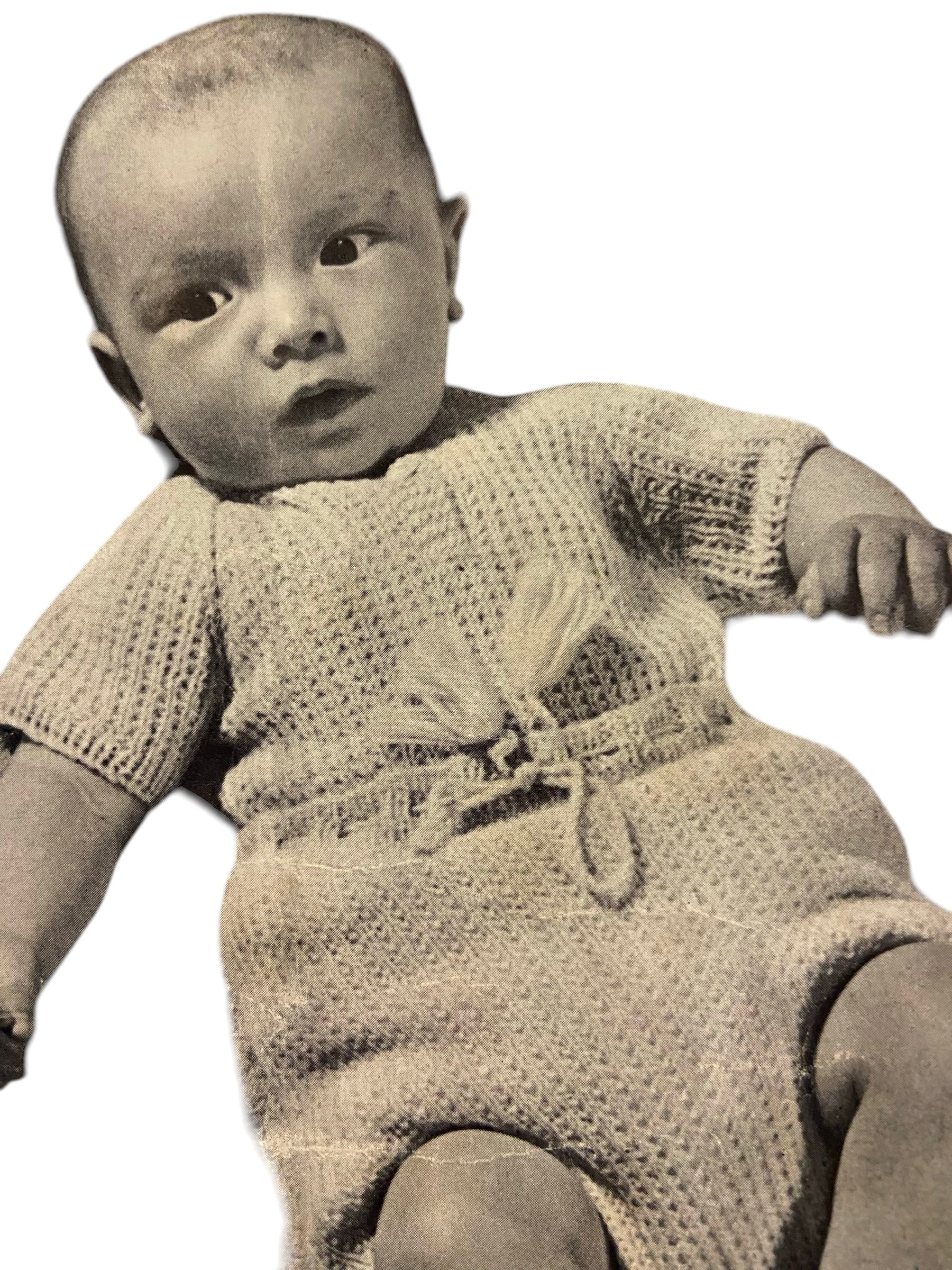 Vintage 1950s or 1960s First Woollies by stitch craft knitting pattern book for babies 6 months and under