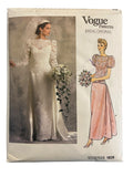 Vogue 1829 Vogue bridal original bridal dress sewing pattern Bust 34 inches