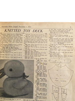 Australian home journal December 1st 1952 with three sewing pattern, unused, factory folded. Two dresses and child’s sunsuit. Bust 34 inches.