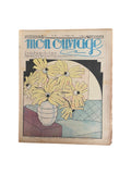 Mon Ouvrage 1 Octobre 1936 vintage French craft magazine with crochet patterns for a pegnoir, a golf jumper and a baby’s hat