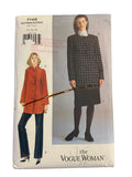 The Vogue Woman 7148 vintage 1990s jacket, skirt and pants sewing pattern Bust 36, 38, 40 inches