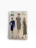 Vogue 9816 vintage 1990s dress sewing pattern. Bust 31.5, 32.5, 34 inches.